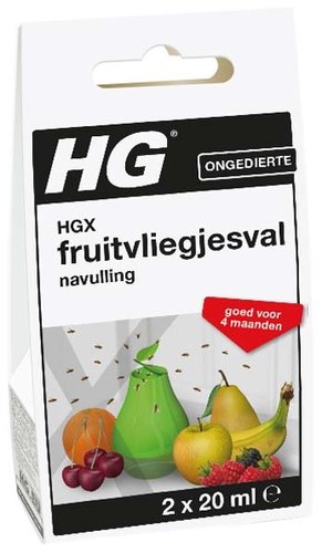 HGX fruitvliegjesval navulling 40 ml