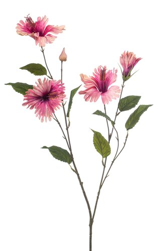 Hibiscus spray lt purple 86cm