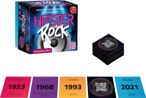 Hitster Rock Uitbreidingsset voor Partyspel - afbeelding 2