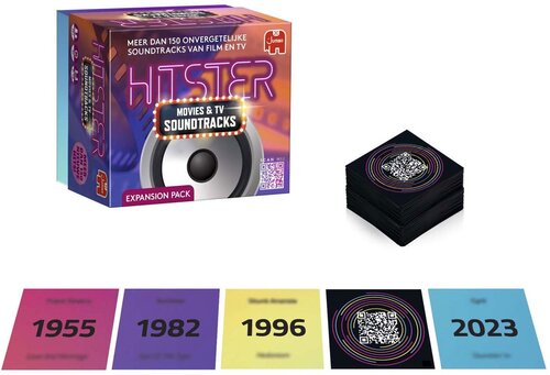 Hitster Soundtracks Uitbreidingsset voor Partyspel - afbeelding 2