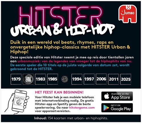 Hitster uitbreidings Urban & Hip-hop partyspel - afbeelding 3