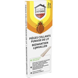 HOME DEFENSE® Bedwantsen Lijmvallen 2 stuks - afbeelding 2