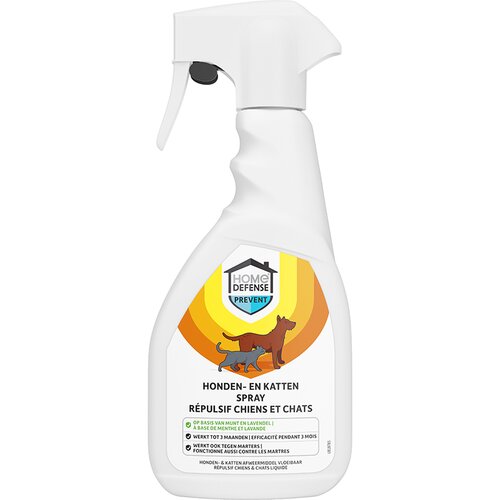 HOME DEFENSE® Honden en Katten Afweermiddel Spray 500ml - afbeelding 1