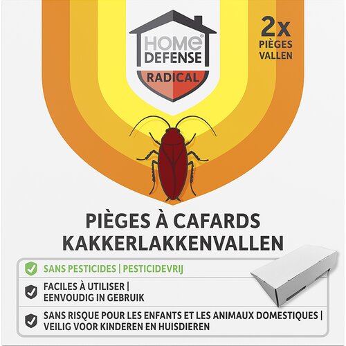 HOME DEFENSE® Kakkerlakkenvallen 2 stuks - afbeelding 1