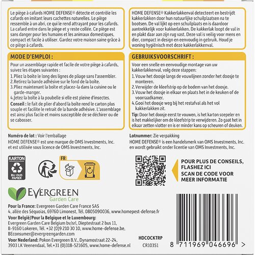 HOME DEFENSE® Kakkerlakkenvallen 2 stuks - afbeelding 2