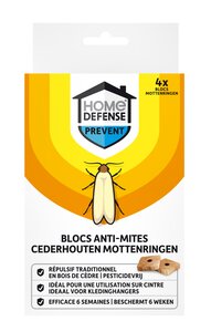HOME DEFENSE® Kledingmotten Ringen 4 stuks - afbeelding 1