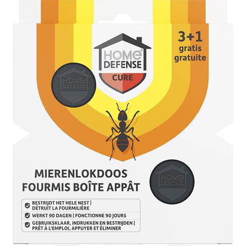 HOME DEFENSE® Mierenlokdoos 3+1 gratis - afbeelding 1