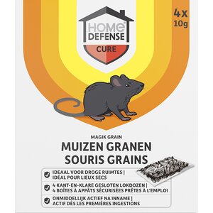 HOME DEFENSE® Muizenlokdoos Granen 'Magik Grain' 3+1 stuks - afbeelding 1