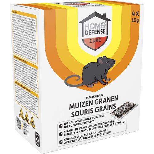 HOME DEFENSE® Muizenlokdoos Granen 'Magik Grain' 3+1 stuks - afbeelding 2