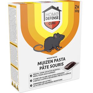HOME DEFENSE® Muizenlokdoos Pasta 'Magik Paste' 2 stuks - afbeelding 2