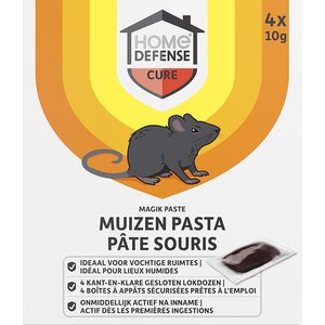 HOME DEFENSE® Muizenlokdoos Pasta 'Magik Paste' 3+1 stuks - afbeelding 1