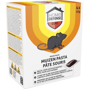 HOME DEFENSE® Muizenlokdoos Pasta 'Magik Paste' 3+1 stuks - afbeelding 2