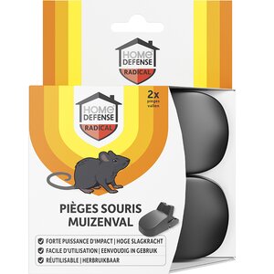HOME DEFENSE® Muizenval Kunststof 2 stuks - afbeelding 1
