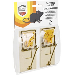 HOME DEFENSE® Muizenvallen Hout 2 stuks - afbeelding 2