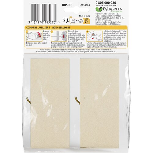 HOME DEFENSE® Muizenvallen Hout 2 stuks - afbeelding 3