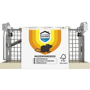 HOME DEFENSE® Muizenvangkooi Hout 1 stuk - afbeelding 1