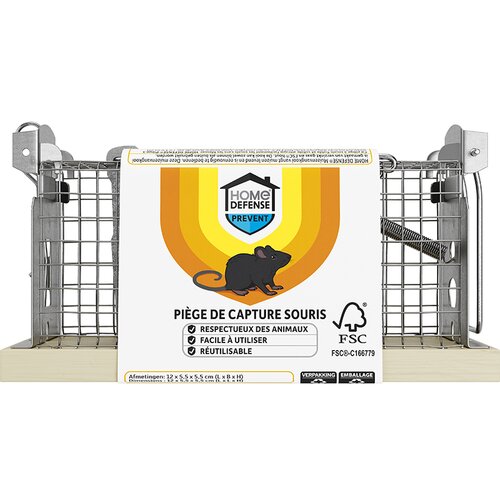 HOME DEFENSE® Muizenvangkooi Hout 1 stuk - afbeelding 3