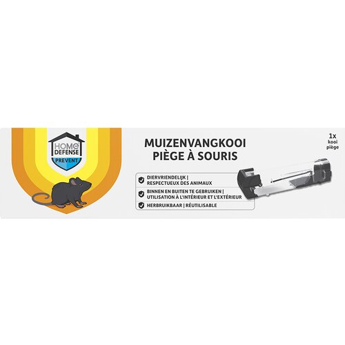 HOME DEFENSE® Muizenvangkooi Kunststof 1 stuk - afbeelding 1
