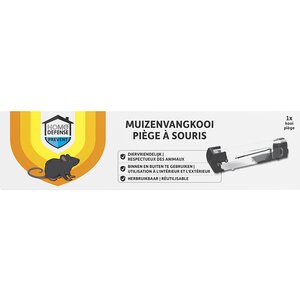 HOME DEFENSE® Muizenvangkooi Kunststof 1 stuk - afbeelding 1
