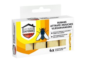 HOME DEFENSE® Vliegenvangers Kleeflinten 4 stuks - afbeelding 2