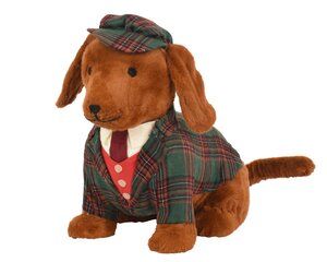Hond kunststof - L45xH38cm Bruin - afbeelding 1