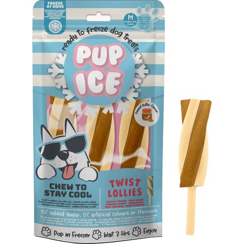 Hondenijsje Twist Lollie Pindakaas - afbeelding 2