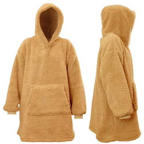 Hoodie Teddy 70x50x87cm latte - afbeelding 1