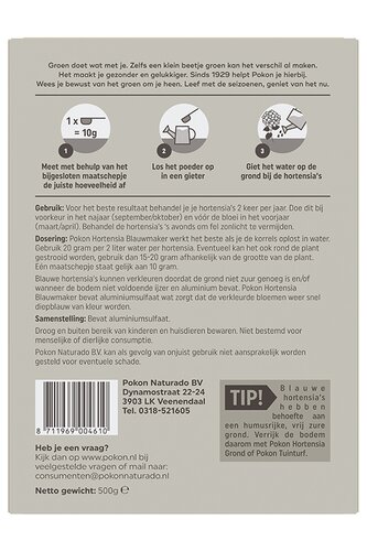 Hortensia Blauwm 500gr - afbeelding 2
