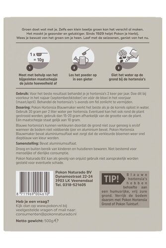 Hortensia Blauwm 500gr - afbeelding 2