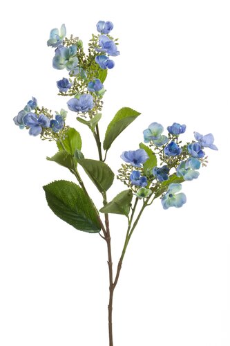 Hortensia Tak Zijde - 75cm Blauw