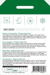 Horti Tops Peulen Oregon Sugar Pod, 100g - afbeelding 2
