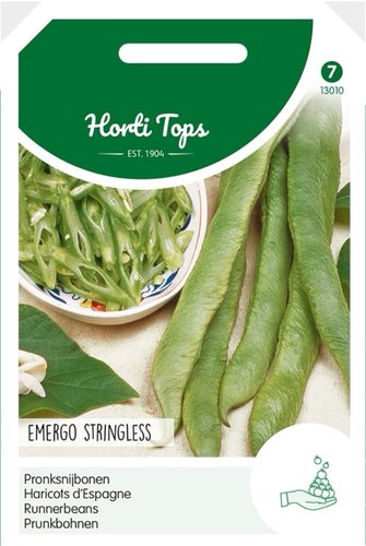 Horti Tops Pronksnijbonen Emergo Stringless, 100g - afbeelding 1