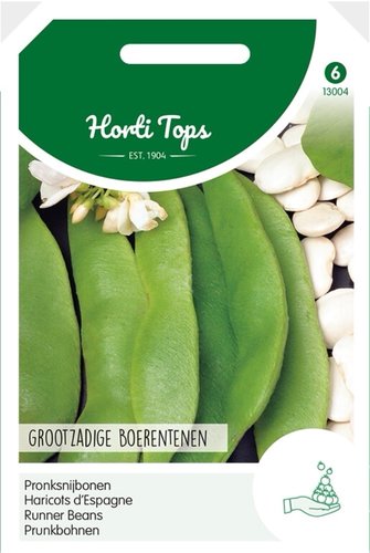 Horti Tops Pronksnijbonen grootzadig, Boerentenen, 100g - afbeelding 1