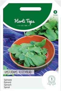 Horti Tops Spinazie Amsterdams Reuzenblad scherpzaad, 100g - afbeelding 1