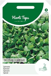 Horti Tops Spinazie Breedblad Scherpzaad zomer, 50g - afbeelding 1