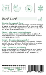 Horti Tops Spinazie Breedblad Zomer Scherpzaad, 250g - afbeelding 2