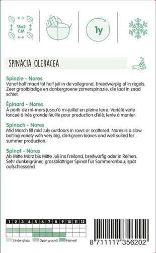 Horti Tops Spinazie Nores type Viking, 100g - afbeelding 2