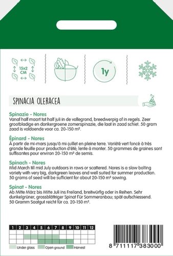 Horti Tops Spinazie Nores, type Viking, rondzadig, 250g - afbeelding 2