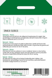 Horti Tops Spinazie Nores, type Viking, rondzadig, 250g - afbeelding 2