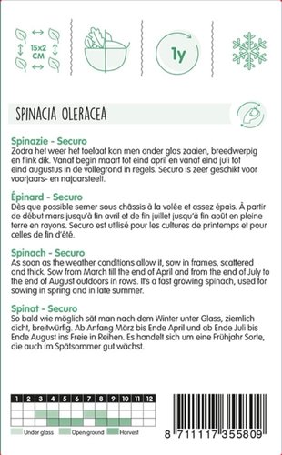 Horti Tops Spinazie Securo, 100g - afbeelding 2