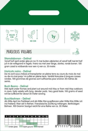 Horti Tops Stamslabonen Delinel, 100g - afbeelding 2