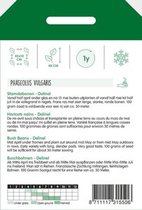 Horti Tops Stamslabonen Delinel, 100g - afbeelding 2