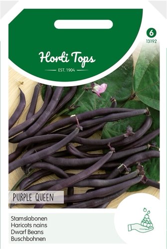 Horti Tops Stamslabonen Purple Queen, 100g - afbeelding 1