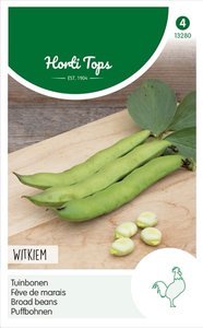 Horti Tops Tuinbonen Witkiem, 100g - afbeelding 1