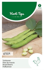Horti Tops Tuinbonen Witkiem, 250g - afbeelding 1