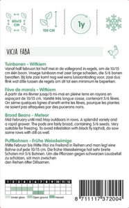 Horti Tops Tuinbonen Witkiem, 250g - afbeelding 2