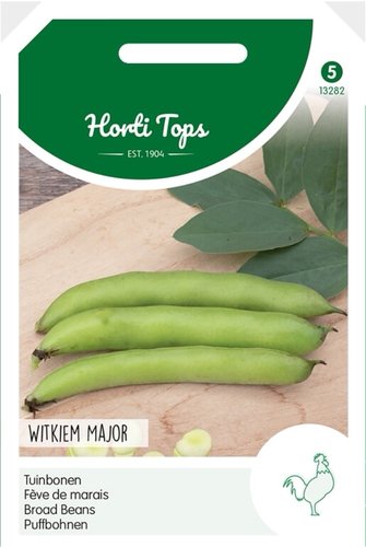 Horti Tops Tuinbonen Witkiem Major, 75g - afbeelding 1