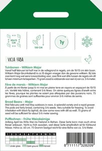 Horti Tops Tuinbonen Witkiem Major, 75g - afbeelding 2