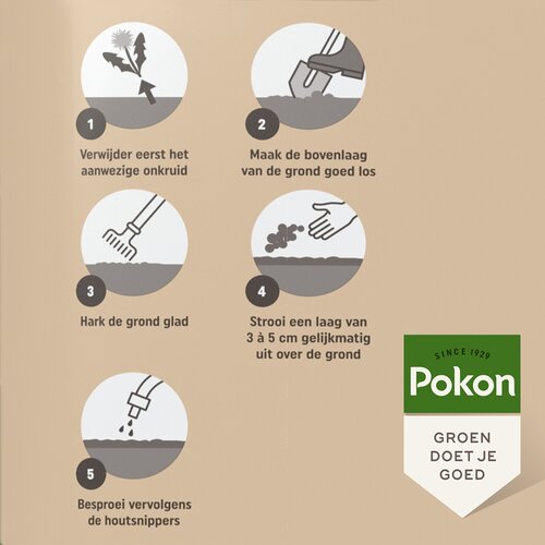 Pokon Houtsnippers Cacaobruin 45L - afbeelding 3
