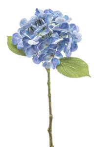 Hydrangea spray blue 47cm